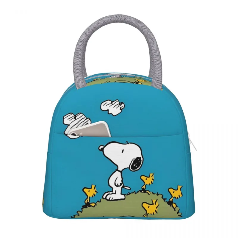 Tote Bag Sublimation - Snoopy Peanuts Insulated Lunch Bags Leakproof