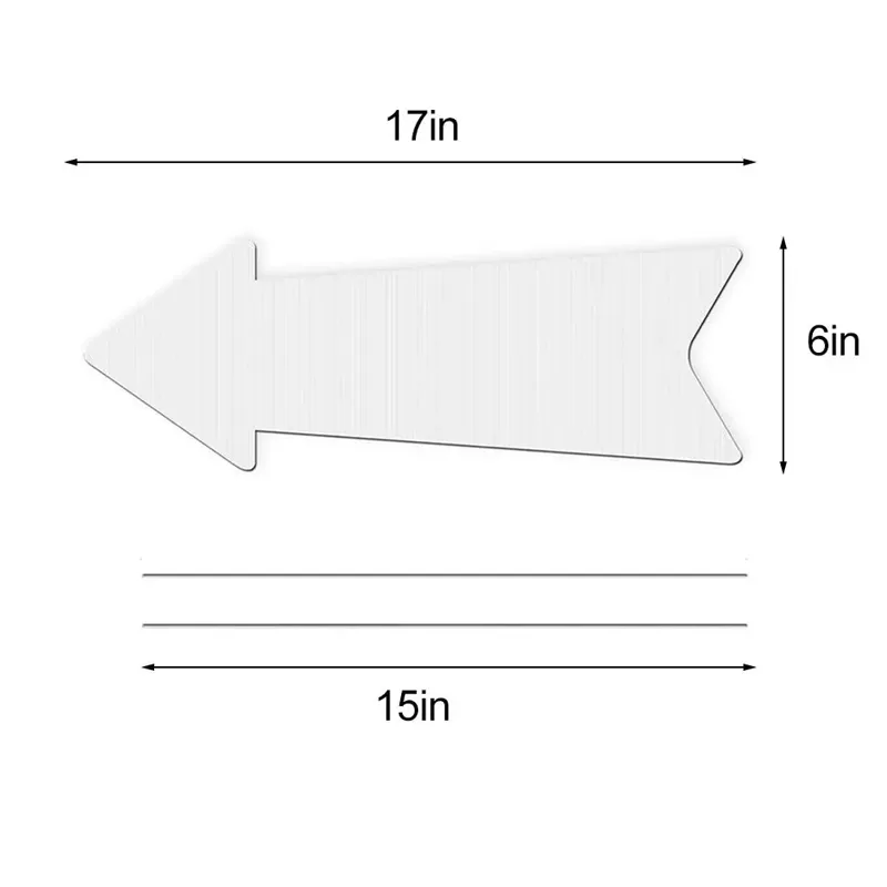 Yard Sign Blank - Waterproof DIY Blank Yard Signs with