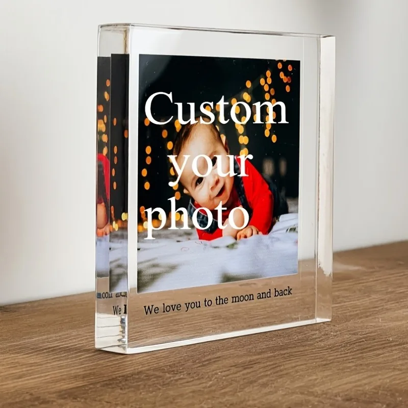 Photo Acrylic Block - Custom Personal 2D Flat Acrylic Photo