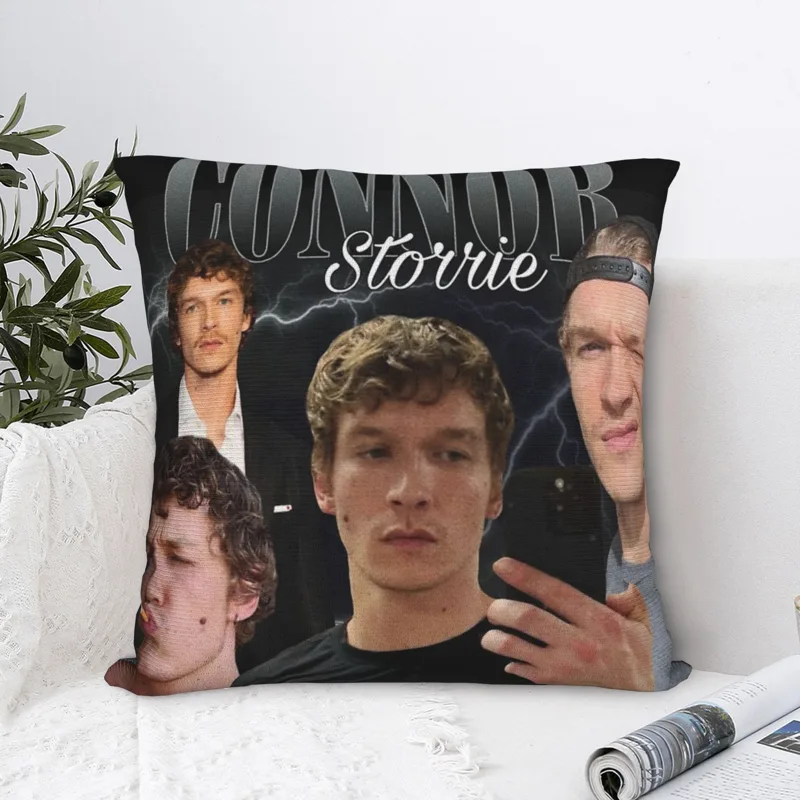 Pillow Cover Sublimation - Connor Storrie Heated Rivalry Ilya Rozanov