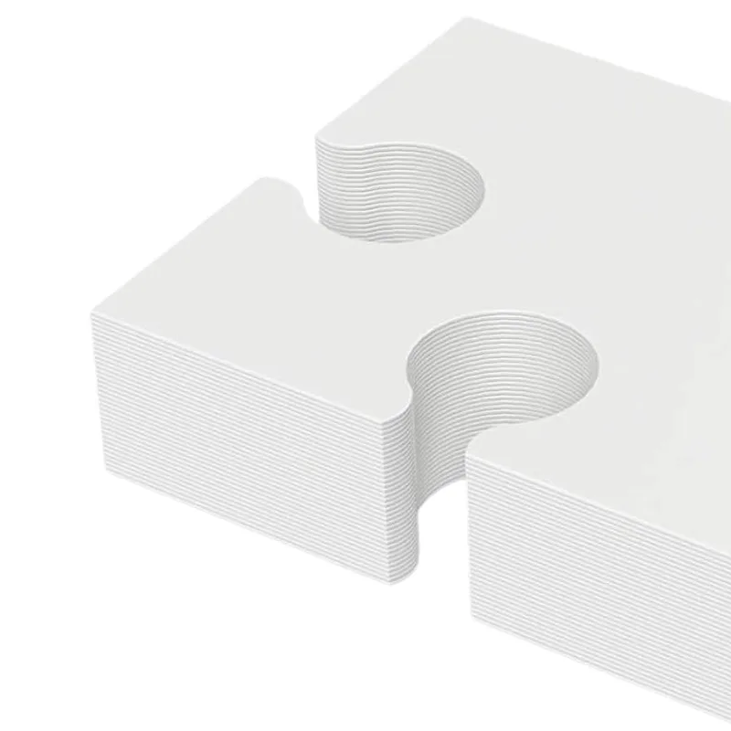 Puzzle Blank White - 30 Pieces Blank Puzzle Pieces Party