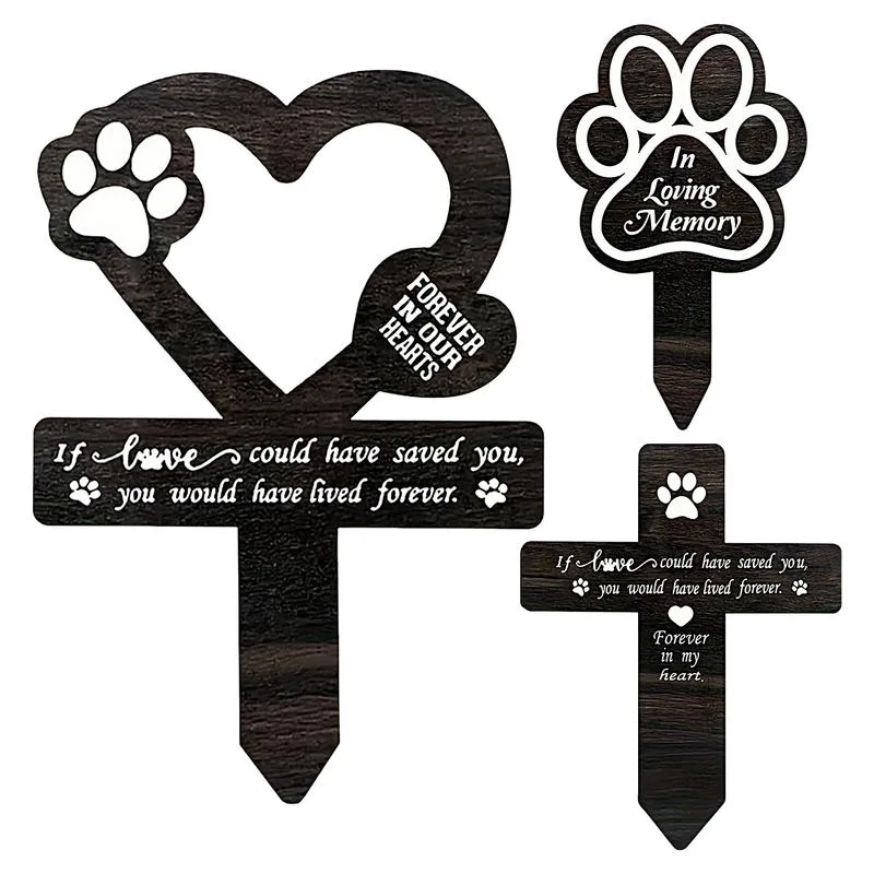Yard Sign Blank - Dog Grave Marker Dog Cemetery Garden