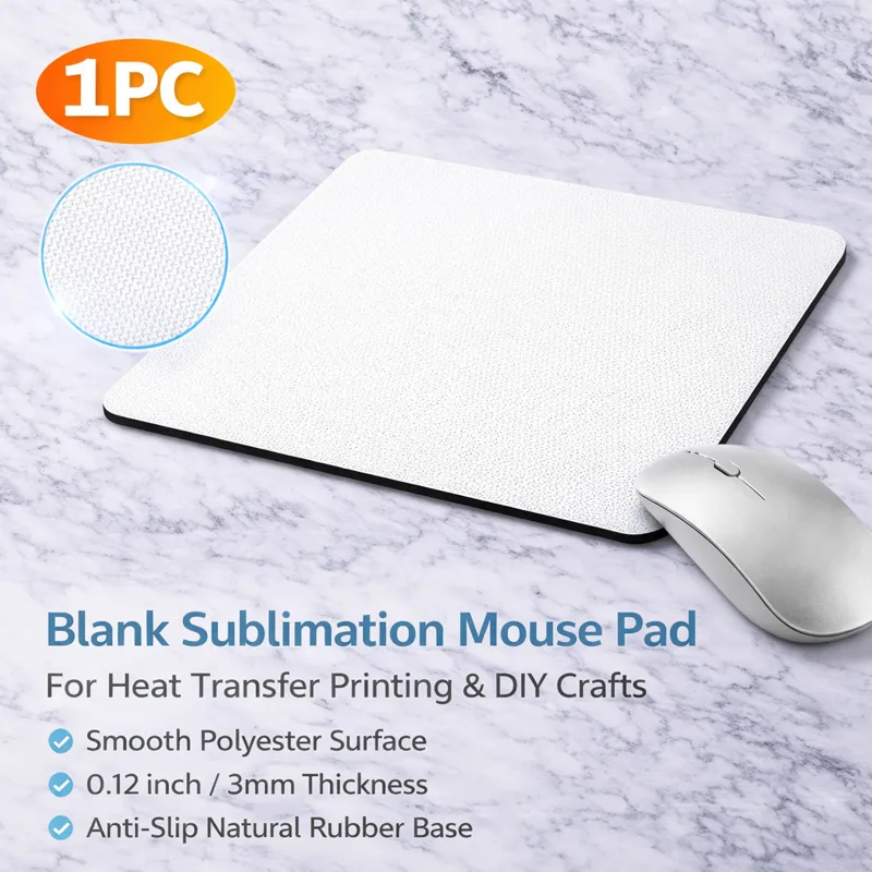 Mouse Pad Blank Sublimation - 1 Pc Sublimation Mouse Pad Blank,