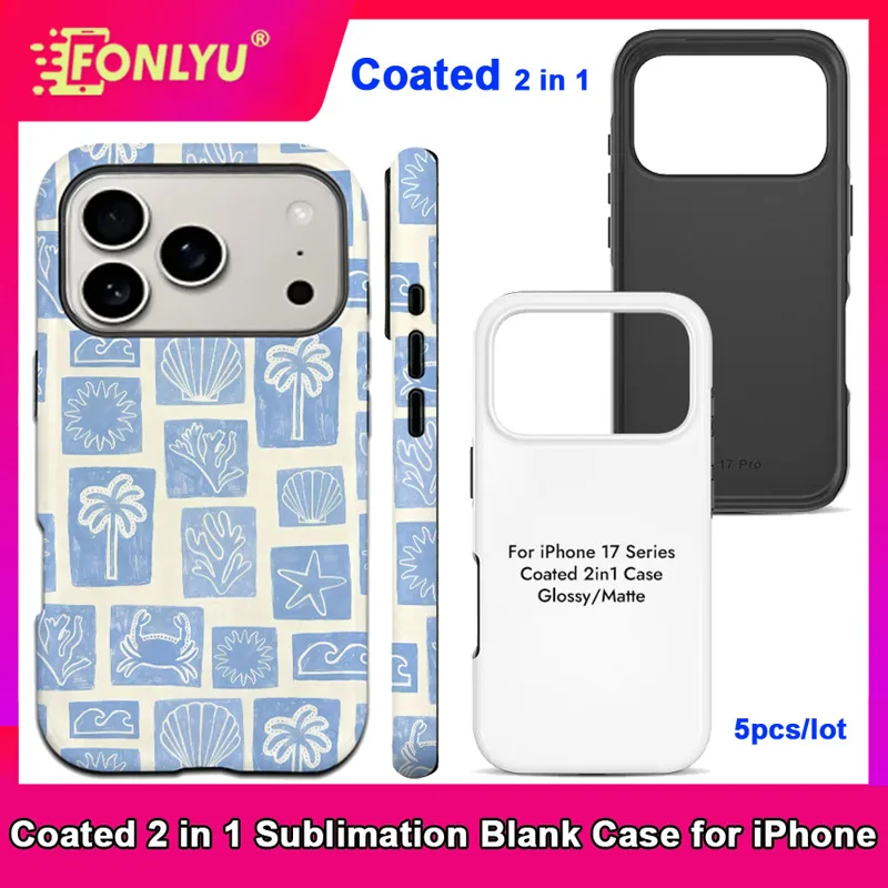 Phone Case Blank Print - FONLYU 5pcs Coated 2 in 1