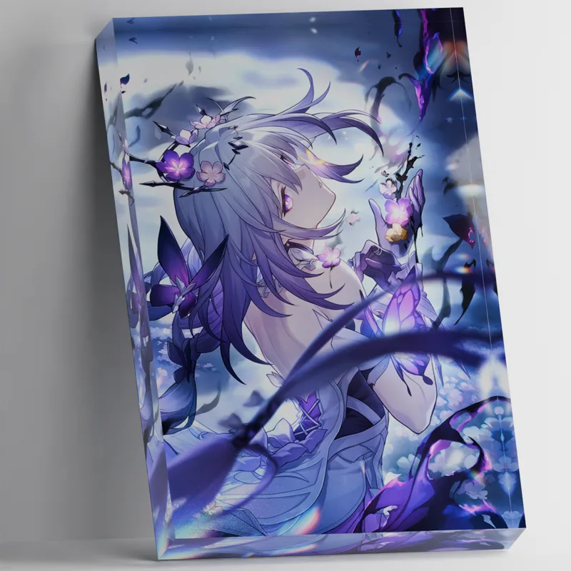 Photo Acrylic Block - Custom Acrylic Photo Block Honkai Star