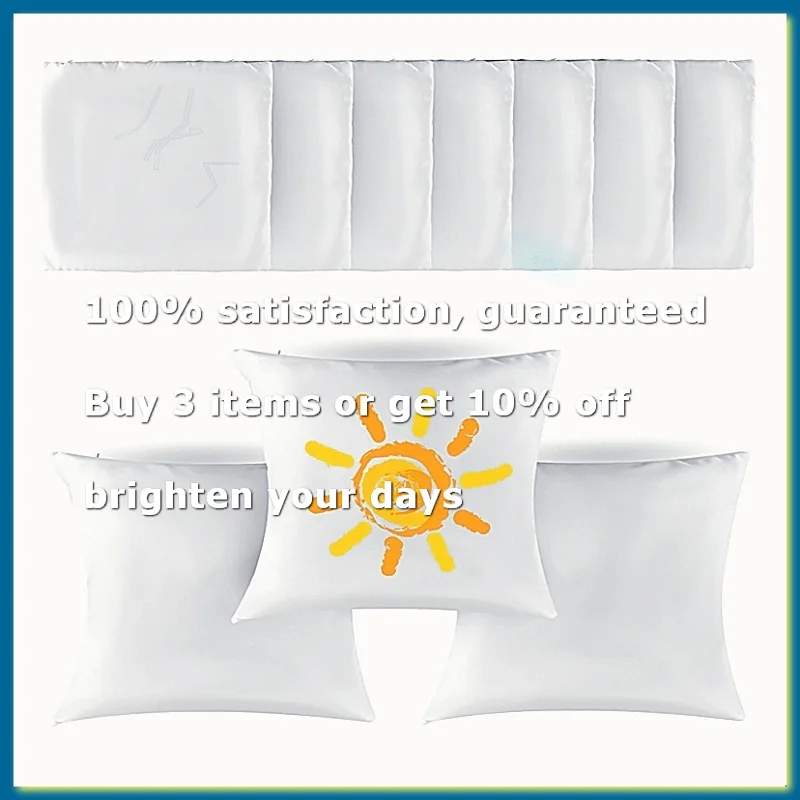 Pillow Cover Sublimation - 40X40 White Plain Sublimation Blanks Pillow