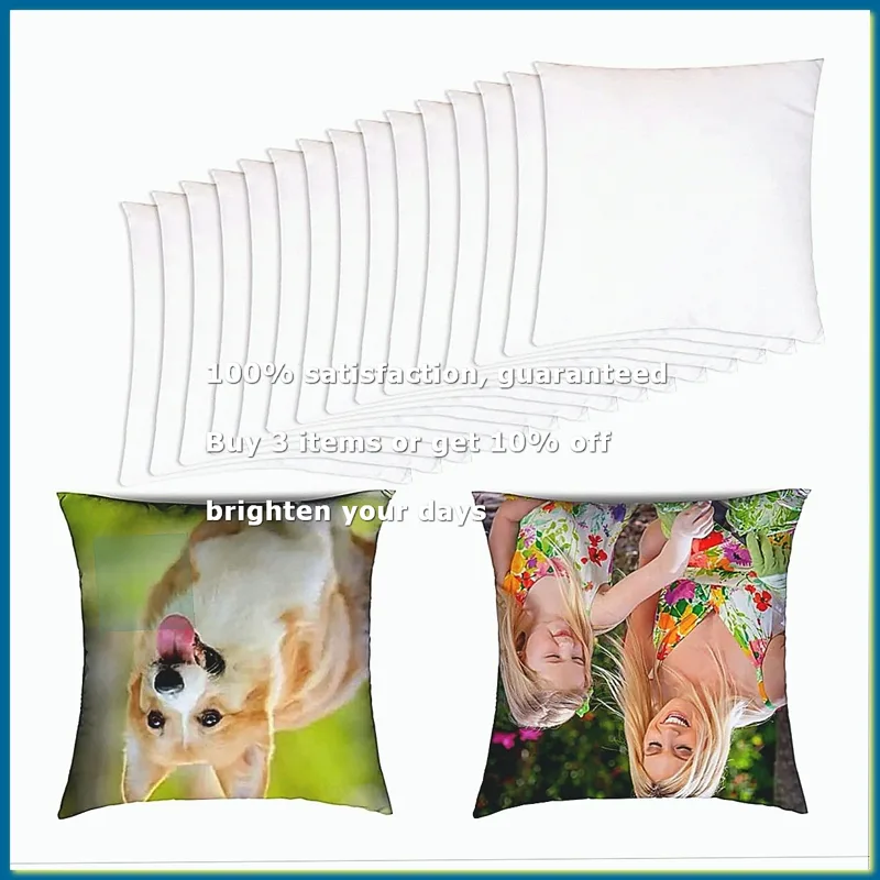 Pillow Cover Sublimation - 15 Pcs Sublimation Blanks Pillow Cases