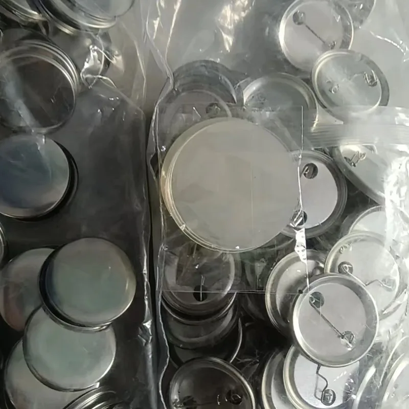 Button Badge Blank - 500pcs 25mm/32mm/37mm/44mm/58mm metal back MATTE tin