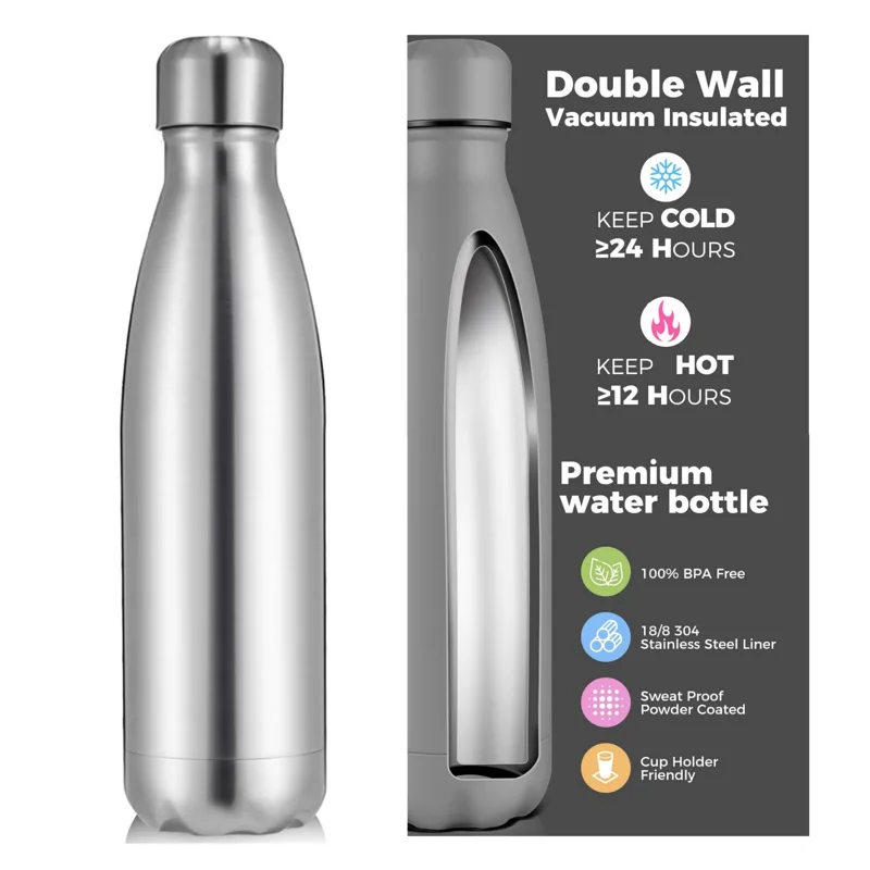 Water Bottle Blank - Outdoor Sport Double Wall Stainles Steel
