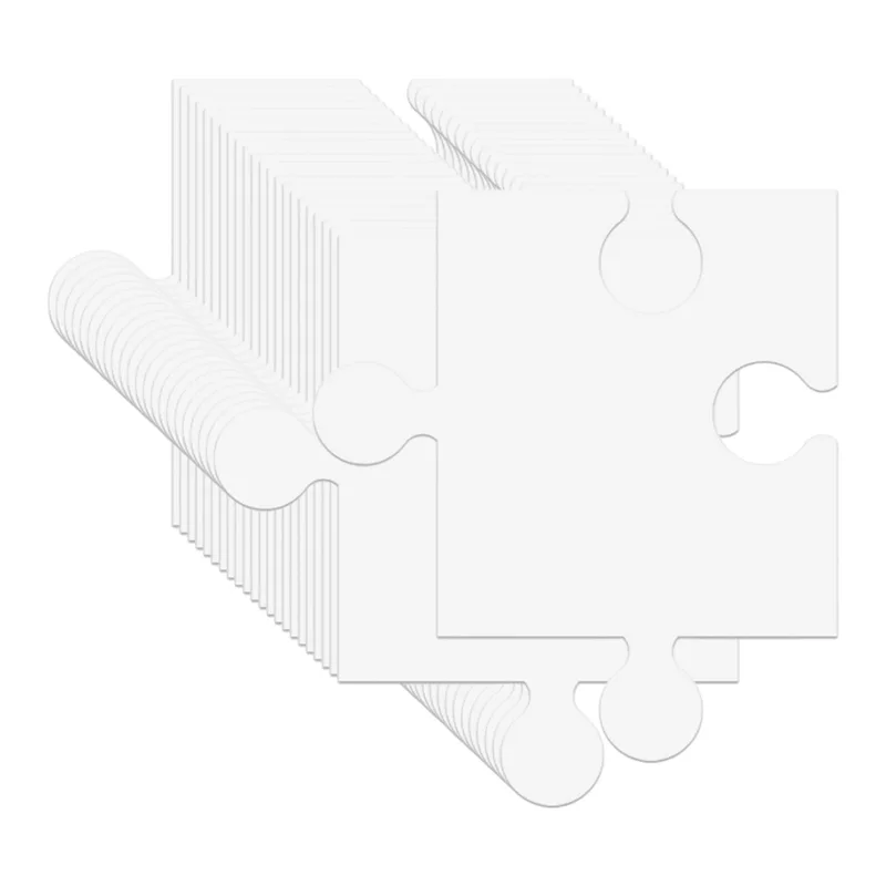 Puzzle Blank White - 24Pcs White Cardboard Blank Jigsaw Puzzles