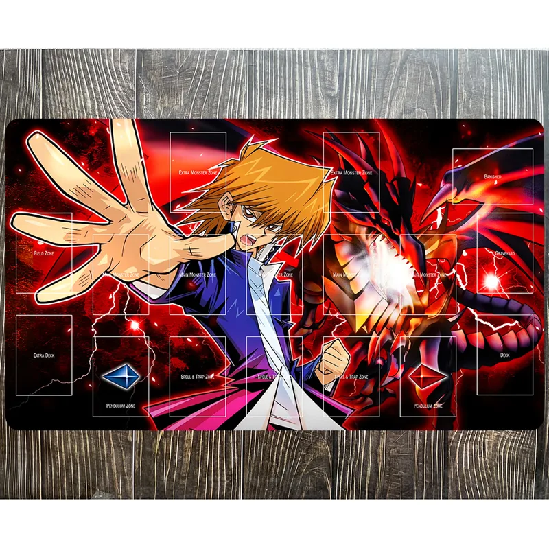 Door Mat Blank - Yu-Gi-Oh Red-eyes Black Flare Dragon Playmat