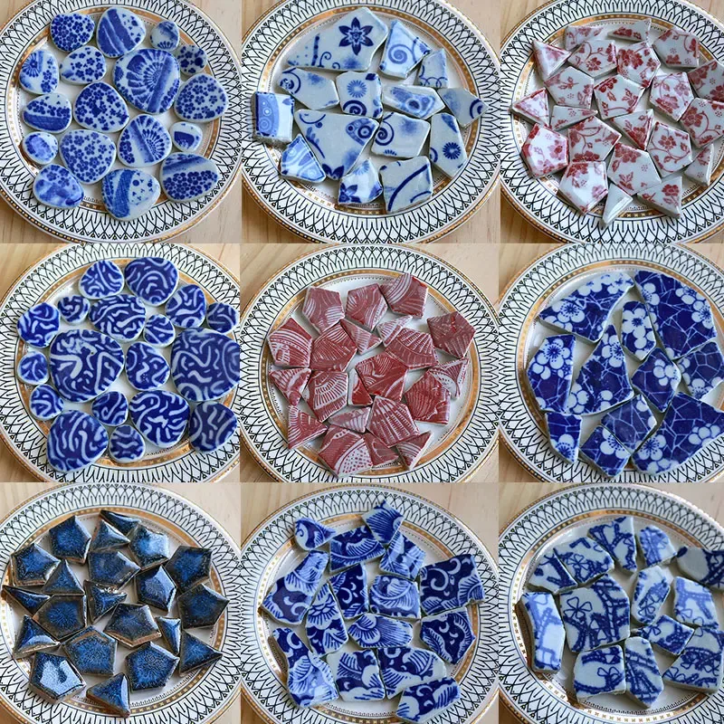 100g Oval Ceramic Mosaic Tiles - огляд і ціна Ceramic Tile Blank