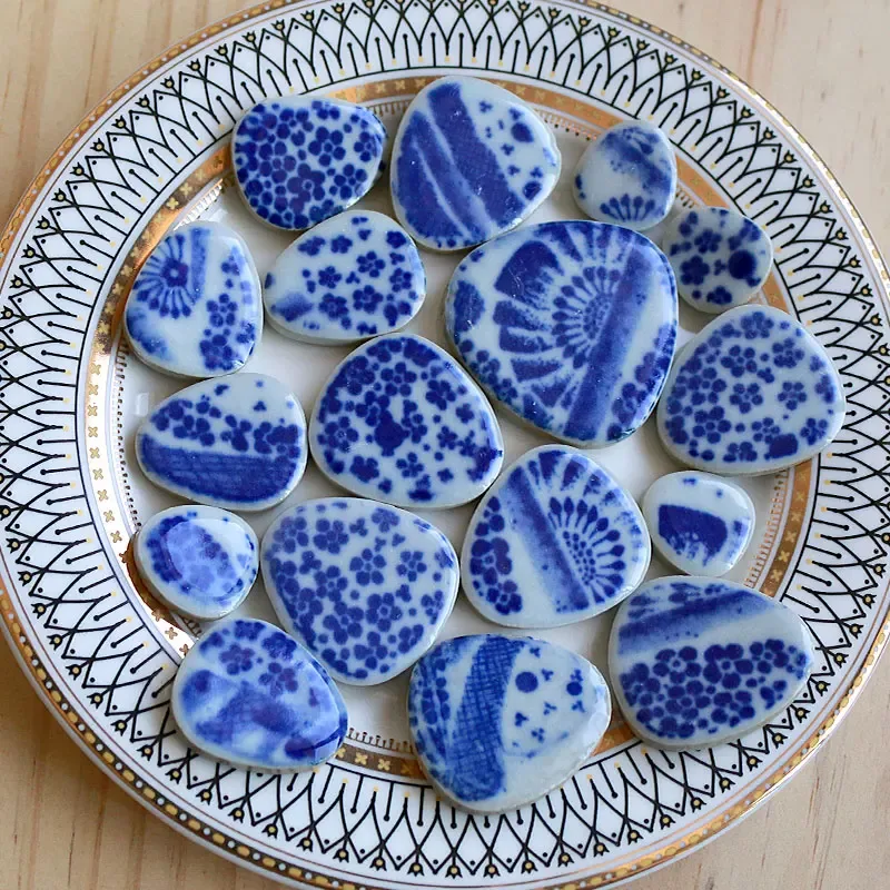 100g Oval Ceramic Mosaic Tiles - огляд і ціна Ceramic Tile Blank