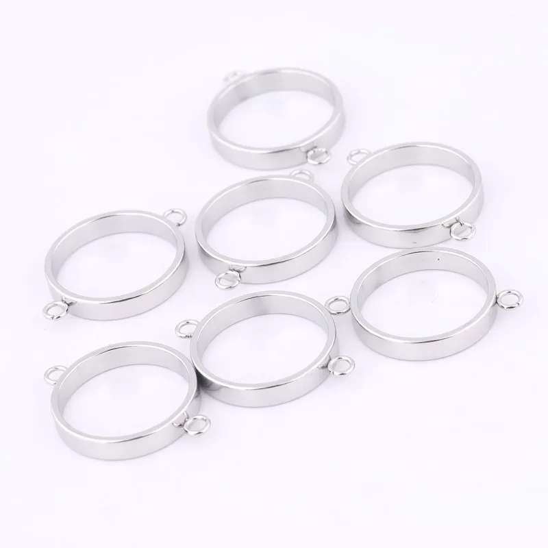 10pcs Stainless Steel 14mm Ope - огляд і ціна Metal Photo Panel