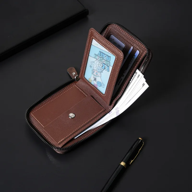 New Men's Zipper Card Holder C - огляд і ціна Photo Acrylic Block