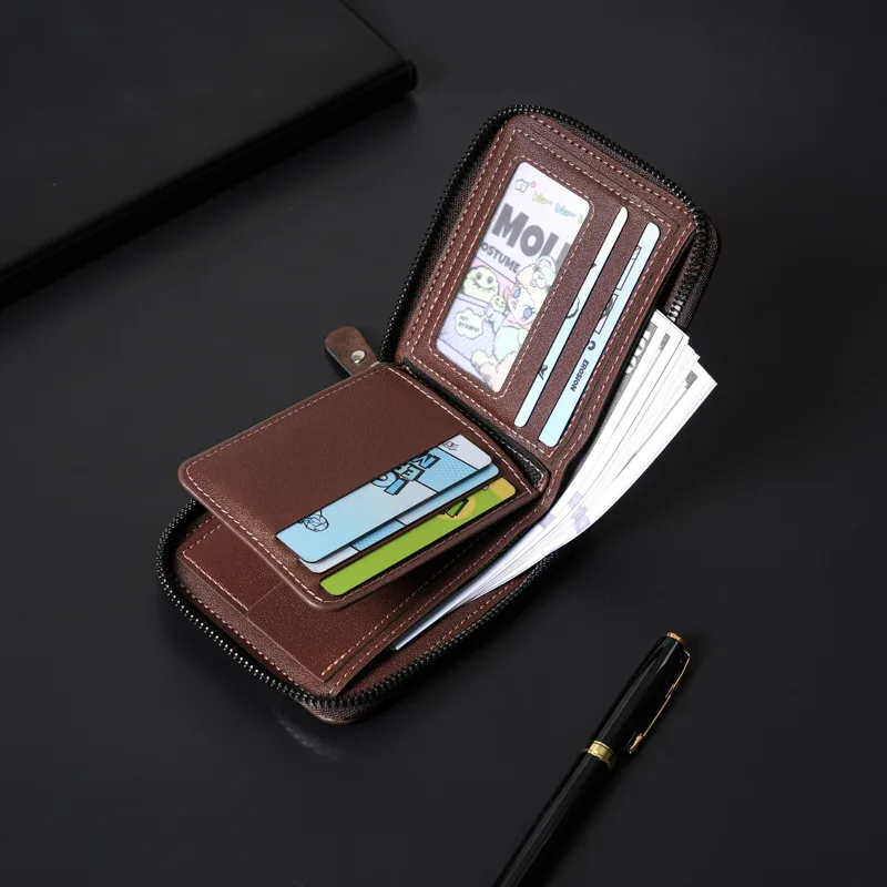 New Men's Zipper Card Holder C - огляд і ціна Photo Acrylic Block