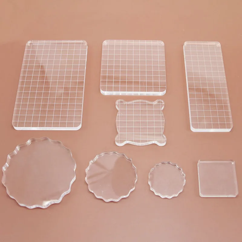 Clear Acrylic Stamp Block Use  - огляд і ціна Photo Acrylic Block