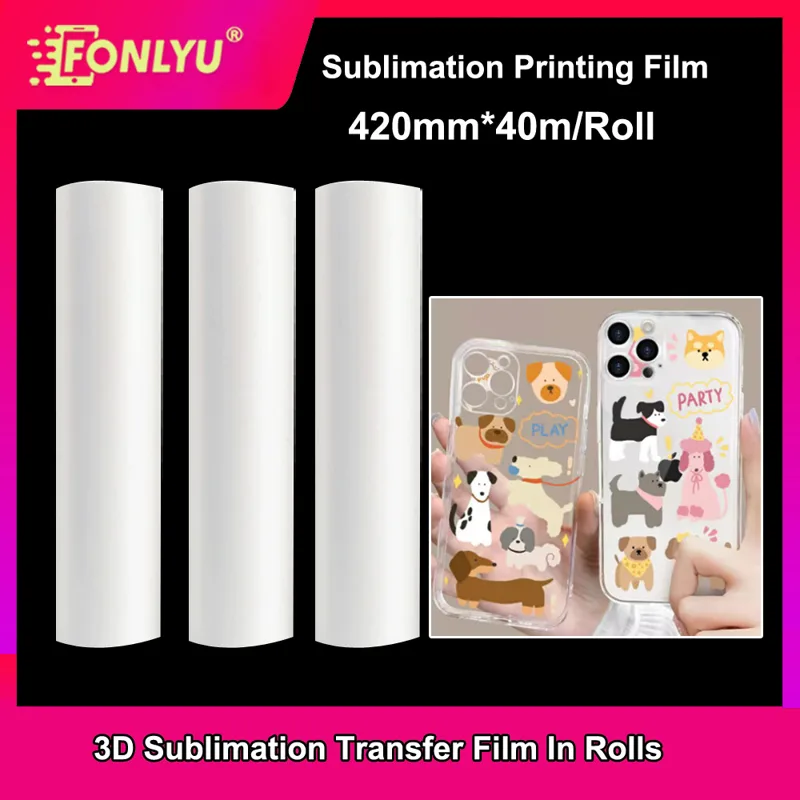 FONLYU 420mm*40mm Roll 3D Subl - огляд і ціна Phone Case Blank Print
