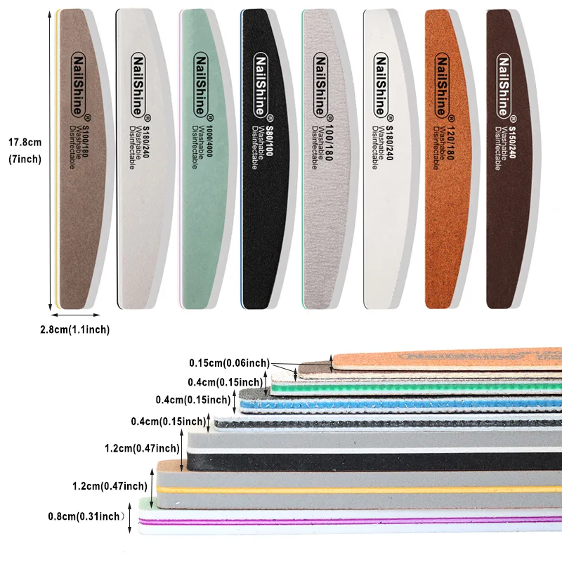 8Pcs/Box Nail File Buffer Kit  - огляд і ціна Photo Acrylic Block
