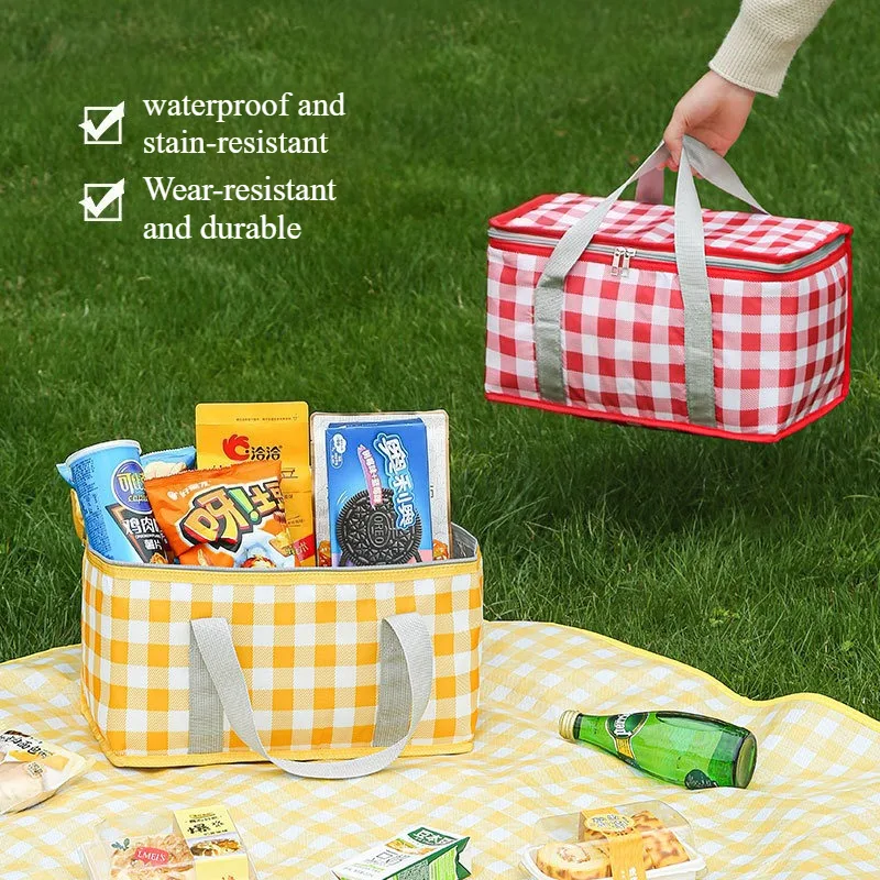 Large Capacity Checkered Insul - огляд і ціна Tote Bag Sublimation