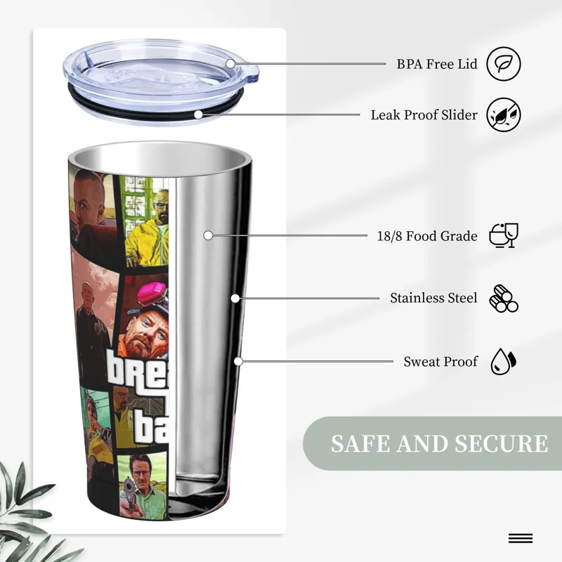 Breaking Bad Walter White Post - огляд і ціна Tumbler 20Oz White