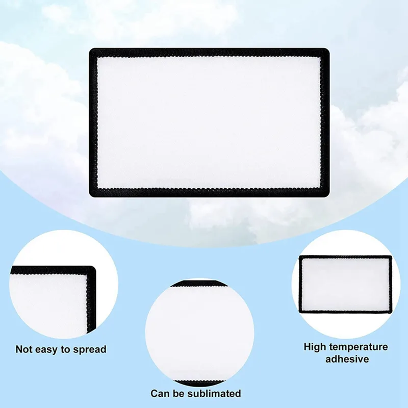 42 Pcs Sublimation Patches Bla - огляд і ціна Hat Sublimation Blank