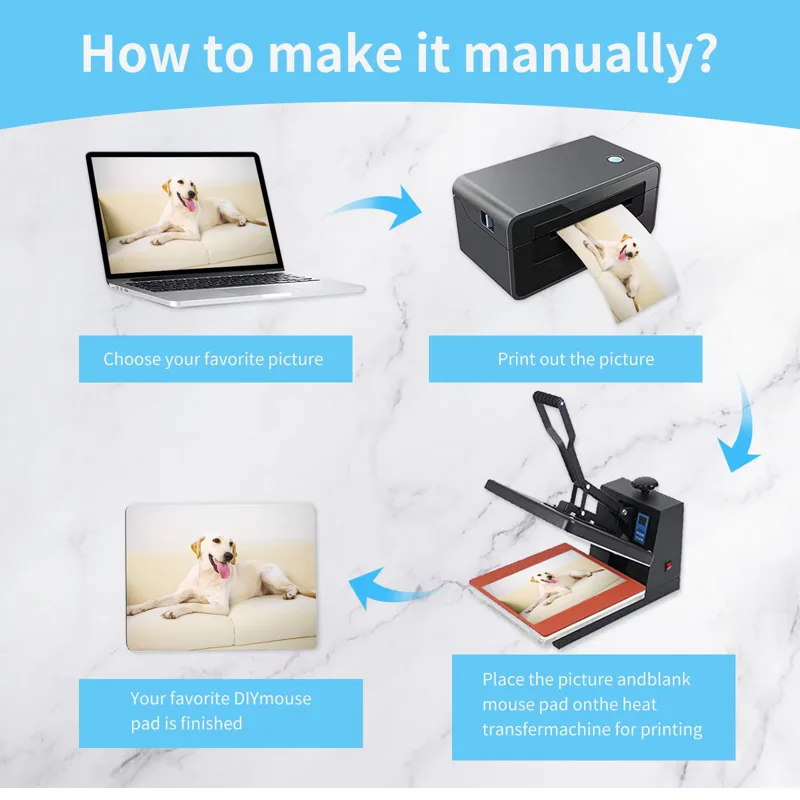 1 Pc Sublimation Mouse Pad Bla - огляд і ціна Mouse Pad Blank Sublimation