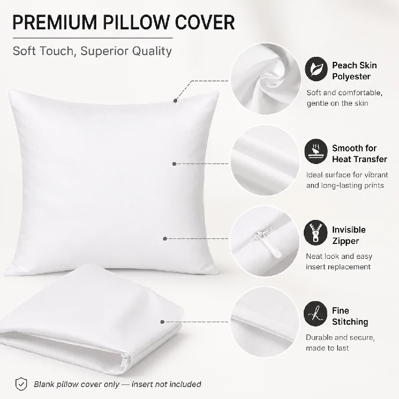 4PCS Sublimation Blank Pillow  - огляд і ціна Pillow Cover Sublimation