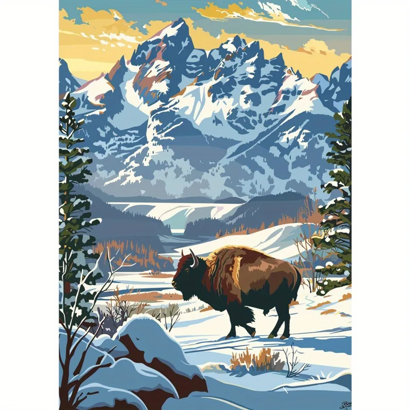 1pc FramelessCanvas Print - Bi - огляд і ціна Canvas Wrap Ready