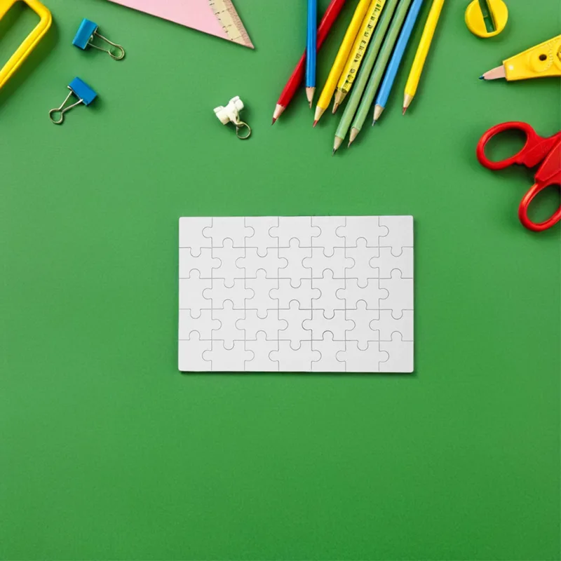 12Pcs Blank Sublimation Puzzle - огляд і ціна Puzzle Blank White