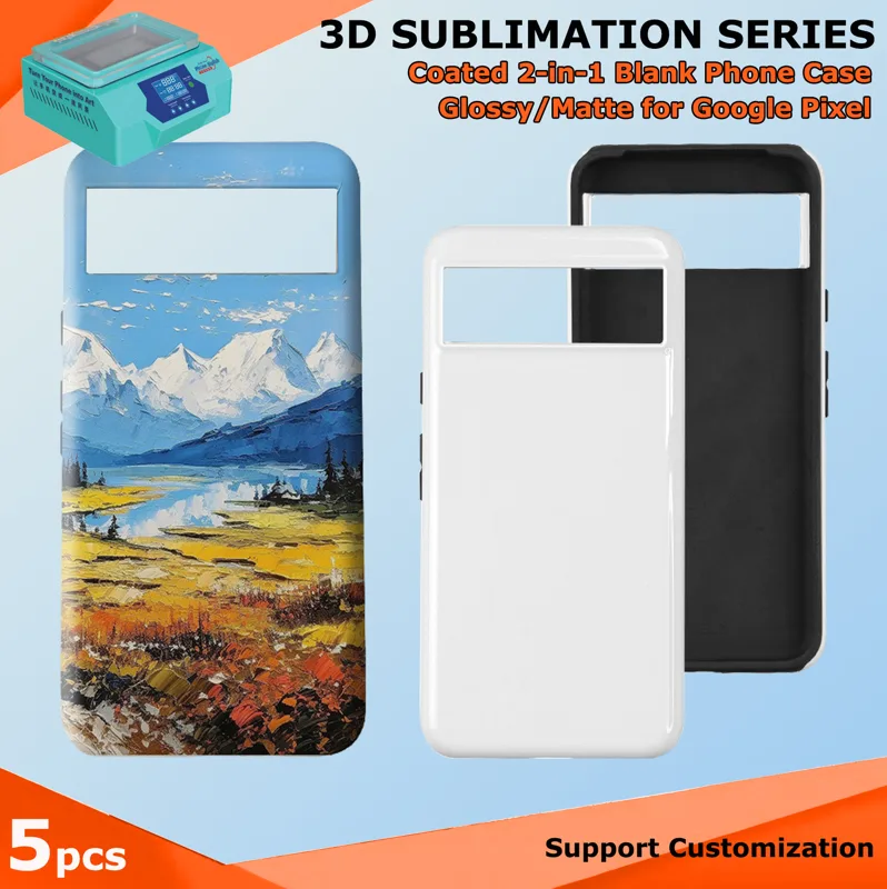 Fonlyu 5pcs Coated 2 in 1 Blan - огляд і ціна Phone Case Blank Print