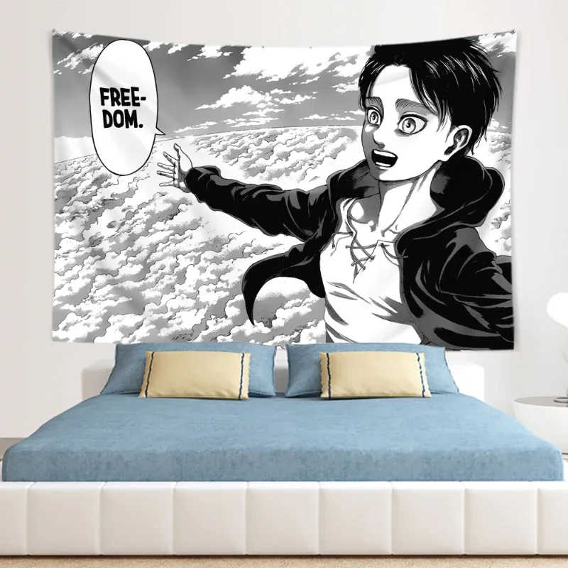Eren Yeager Freedom Manga Post - огляд і ціна Canvas Wrap Ready