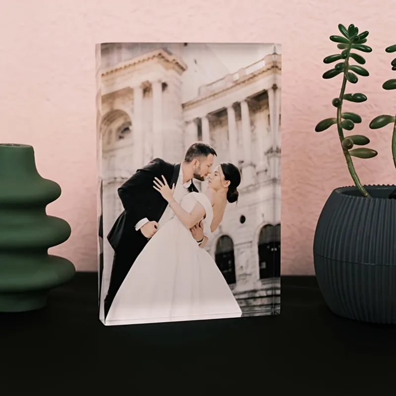 Custom Acrylic Anniversary Pho - огляд і ціна Photo Acrylic Block