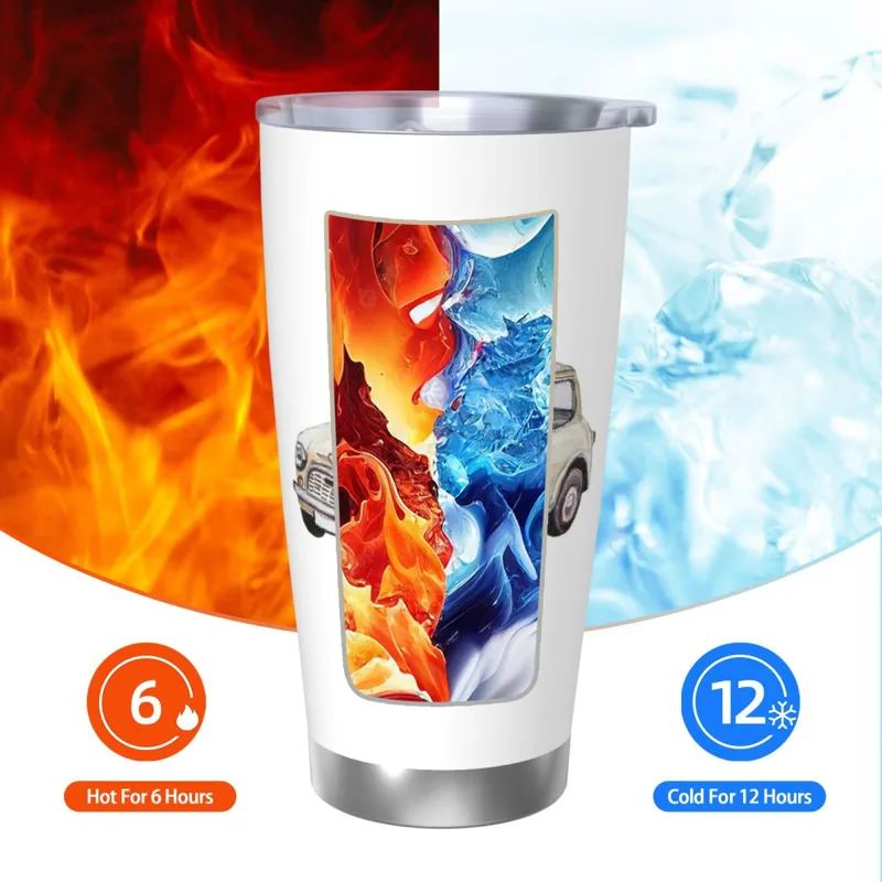 Classic White Mini Cooper In W - огляд і ціна Tumbler 20Oz White
