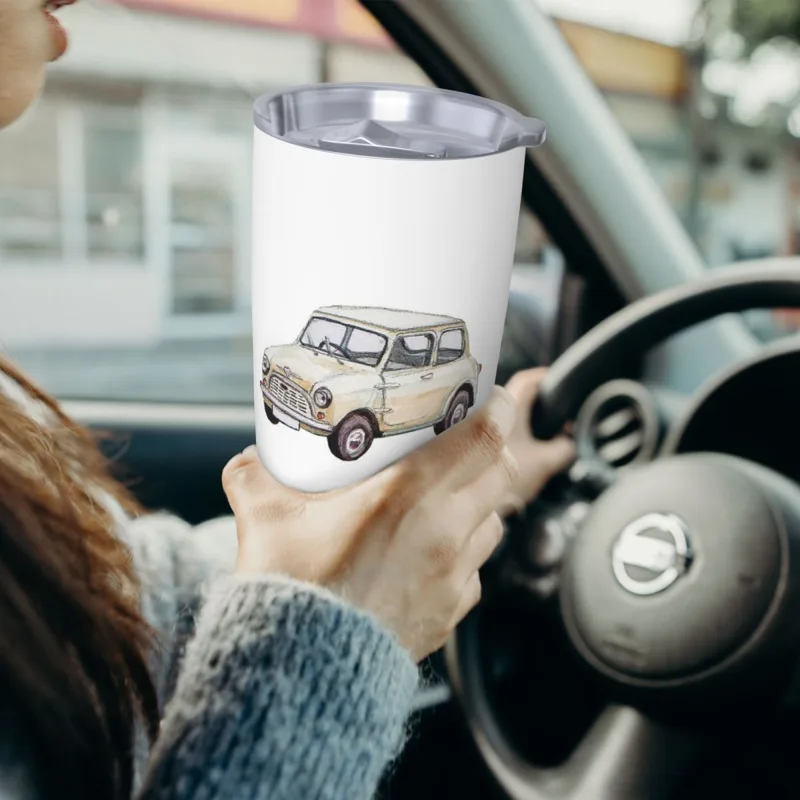 Classic White Mini Cooper In W - огляд і ціна Tumbler 20Oz White