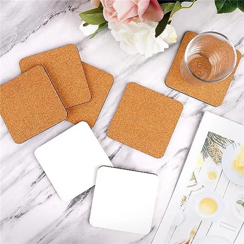 ABGE-40 PCS Sublimation Coaste - огляд і ціна Coaster Sublimation Blank
