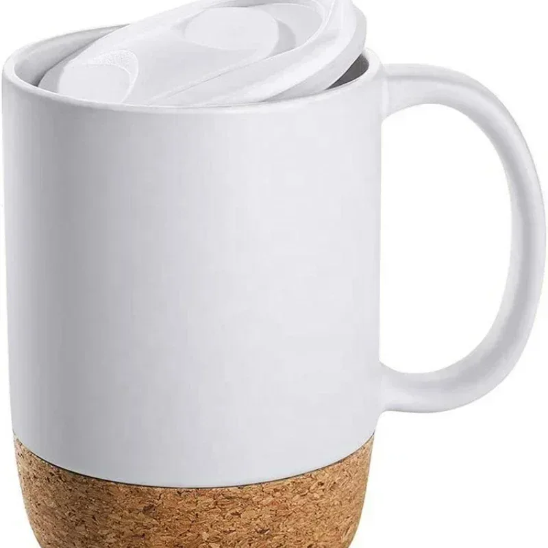 Coffee Mug with Cork Base Bott - огляд і ціна Sublimation Mug White