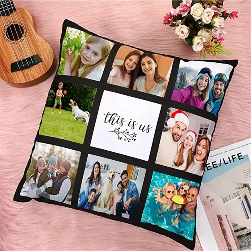 A45I 6Pcs Sublimation Blank Pa - огляд і ціна Pillow Cover Sublimation