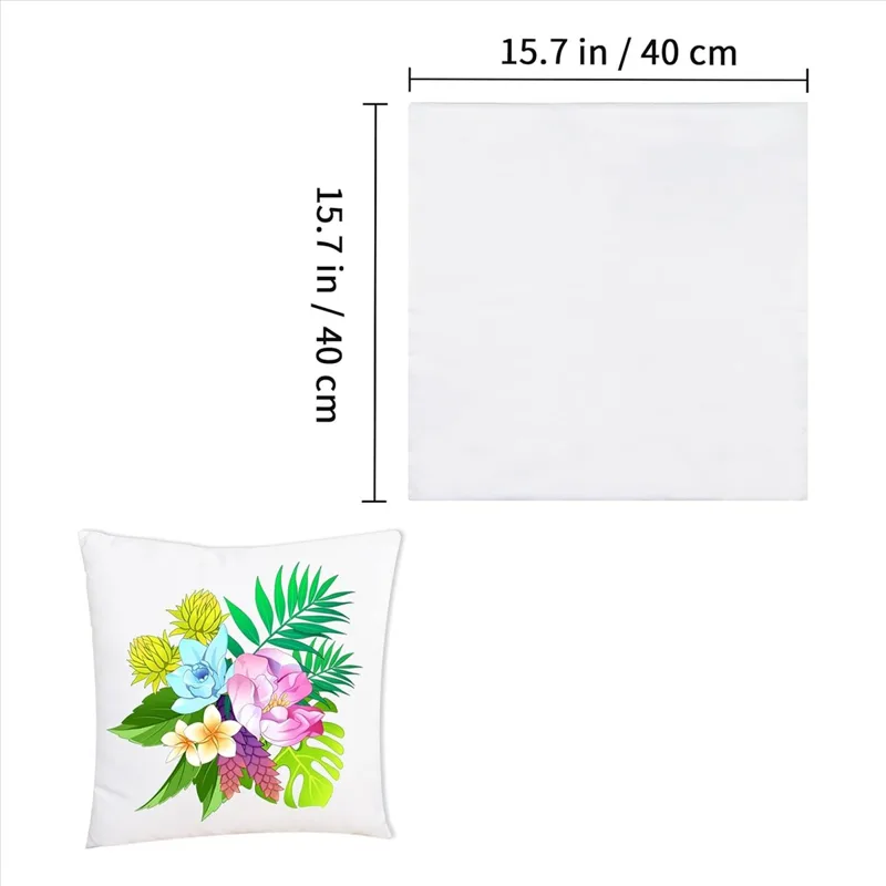15 Pcs Sublimation Blanks Pill - огляд і ціна Pillow Cover Sublimation