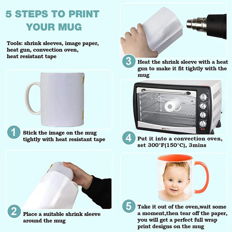 Premium-8X12 Inch Sublimation  - огляд і ціна Sublimation Mug White