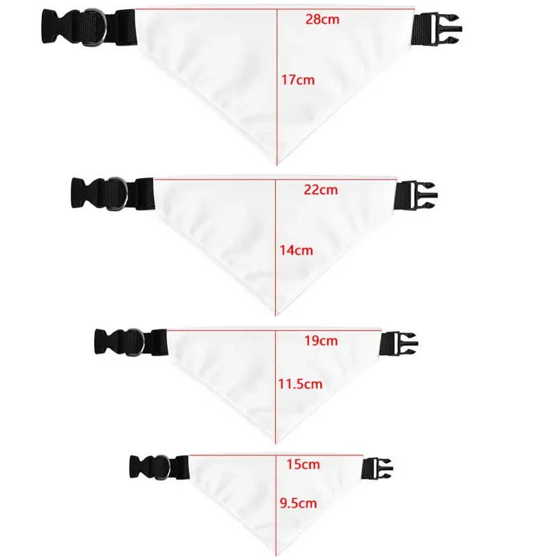 Sublimation White Blank Dog Pe - огляд і ціна Bandana Blank White