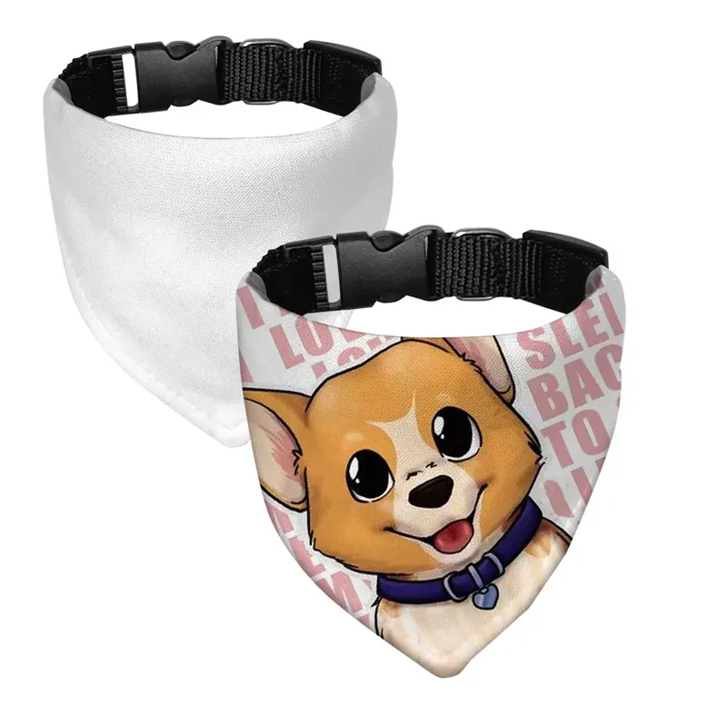 Sublimation White Blank Dog Pe - огляд і ціна Bandana Blank White