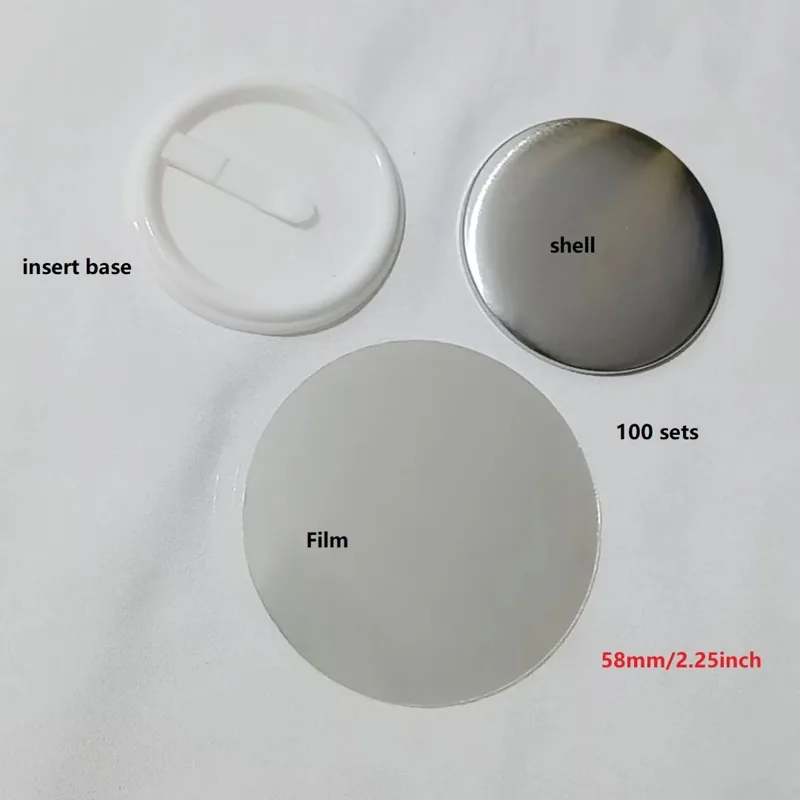 100pcs 58mm 2.25inch Insert bu - огляд і ціна Button Badge Blank