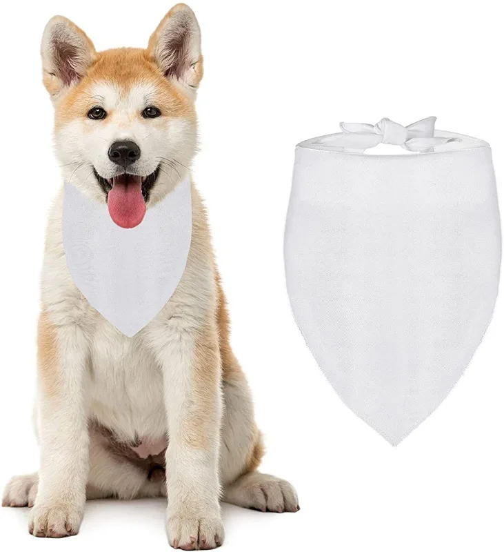 100 Pieces Sublimation Blank D - огляд і ціна Bandana Blank White