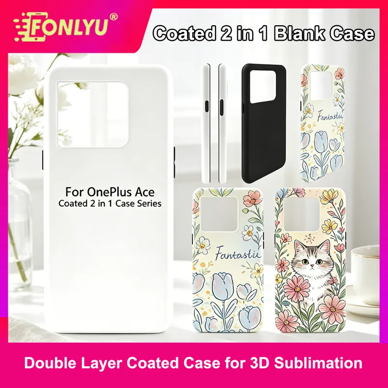 FONLYU 5pcs Coated 2 in 1 Blan - огляд і ціна Phone Case Blank Print