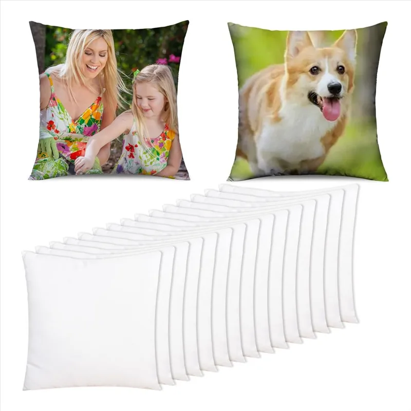 ABZT 15 Pcs Sublimation Blanks - огляд і ціна Pillow Cover Sublimation