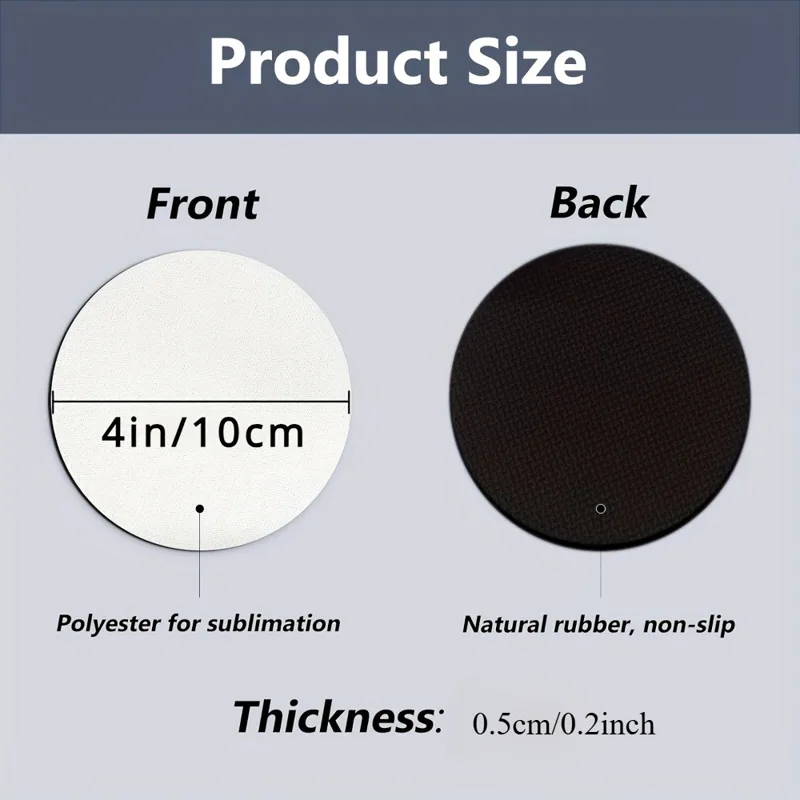 20/60pcs Coasters, Blank Heat- - огляд і ціна Coaster Sublimation Blank