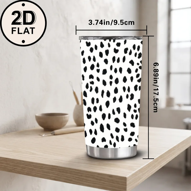 20oz Dalmatian Spot Printed St - огляд і ціна Tumbler 20Oz White
