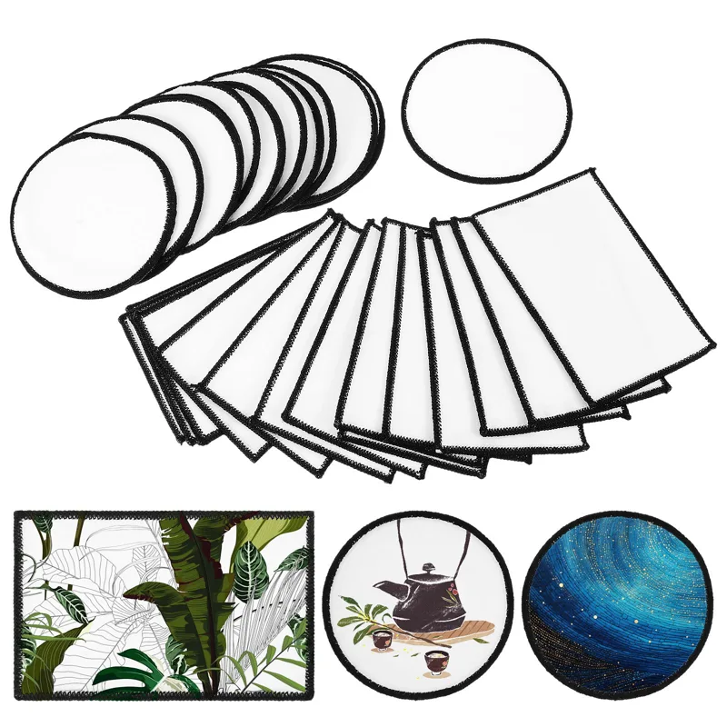 30Pcs Blank Iron-on Patches Su - огляд і ціна Hat Sublimation Blank