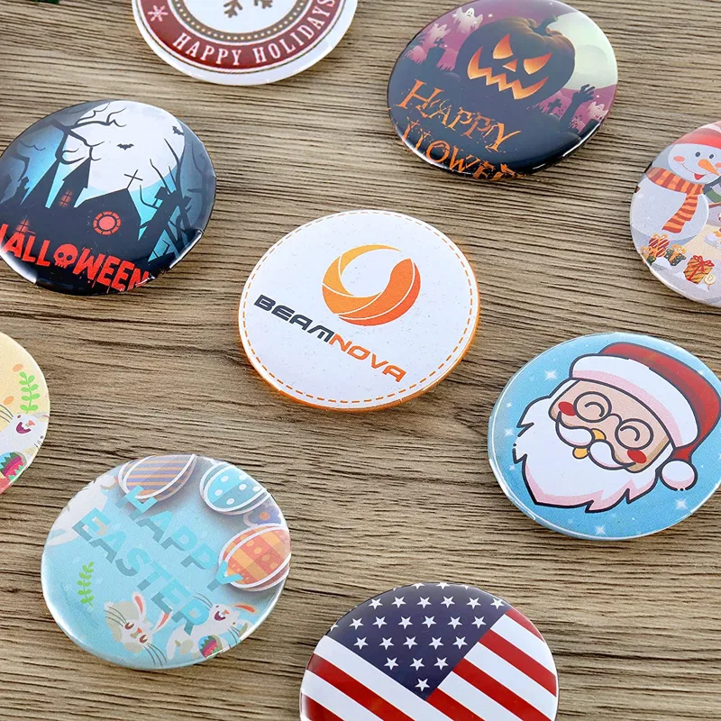 100PCS Metal Back Badge Button - огляд і ціна Button Badge Blank